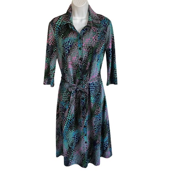 Betsey Johnson Dresses & Skirts - Vintage Y2K Betsy Johnson Black Label 90's Bubble Shirt Dress Size L